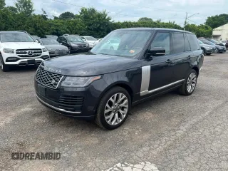 2021 Land Rover Range Rover P525 Westminster with VIN SALGS2SE7MA423597, listed as a Copart auction lot 63653605 with 86,382 mi miles and Clean title. Bid and sale history available at DreamBid. Image 1.