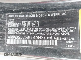 2015 MINI Hardtop 4 Door z VIN WMWXS5C58FT828427, wystawiony jako IAAI lot #42395620 z przebiegiem 102 282 mil mil oraz . Historia ofert i sprzedaży dostępna na DreamBid. Obrazek 9.