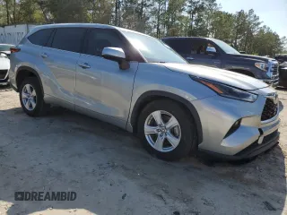 2021 Toyota Highlander L with VIN 5TDZZRAH5MS054628, listed as a Copart auction lot 51449925 with Not provided miles and Salvage title. Bid and sale history available at DreamBid. Image 4.