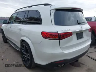 2021 Mercedes-Benz GLS 580 with VIN 4JGFF8GEXMA445382, listed as a IAAI auction lot 40991874 with 51,955 mi miles and . Bid and sale history available at DreamBid. Image 3.