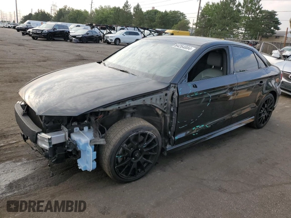 2019 Audi A3 Sedan S line Premium Plus with VIN WAUJEGFF2KA117910, listed as a Copart auction lot 64264884 with 72,352 mi miles and Salvage Title. Bid and sale history available at carsss.com. Image 1.