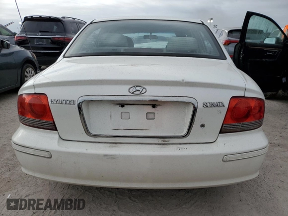 2005 Hyundai Sonata GL with VIN KMHWF25H05A181942, listed as a Copart auction lot 76684594 with 184,156 mi miles and Non Repairable. Bid and sale history available at carsss.com. Image 6.