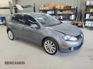 2013 Volkswagen Golf TDI with VIN WVWDM7AJ8DW125742, listed as a Copart auction lot 61609875 with 123,838 mi miles and Salvage title. Bid and sale history available at DreamBid. Image 4.