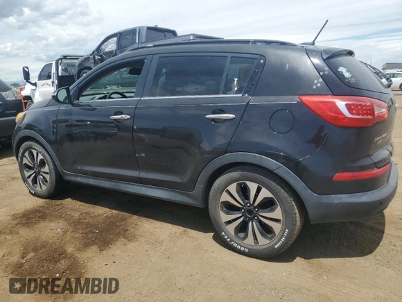 2012 Kia Sportage SX with VIN KNDPC3A60C7176018, listed as a Copart auction lot 57940525 with 201,932 mi miles and Salvage title. Bid and sale history available at DreamBid. Image 2.