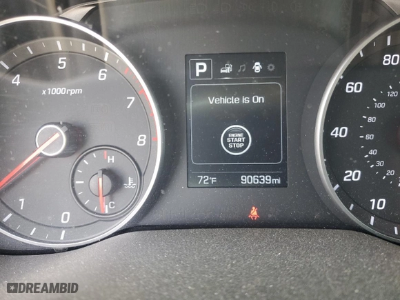 2018 Hyundai Elantra Sport with VIN KMHD04LB6JU678571, listed as a Copart auction lot 47826075 with 90,639 mi miles and Salvage Title. Bid and sale history available at carsss.com. Image 9.