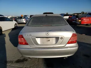 2005 Mercedes-Benz S-Class 4.3L with VIN WDBNG70J55A435521, listed as a Copart auction lot 79135004 with 89,864 mi miles and Salvage Title. Bid and sale history available at carsss.com. Image 6.