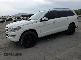 2014 Mercedes-Benz GL 450 z VIN 4JGDF7CE4EA314084, wystawiony jako Copart lot #59593195 z przebiegiem 161 026 mil mil oraz Szkoda całkowita • Salvage title. Historia ofert i sprzedaży dostępna na DreamBid. Obrazek 1.