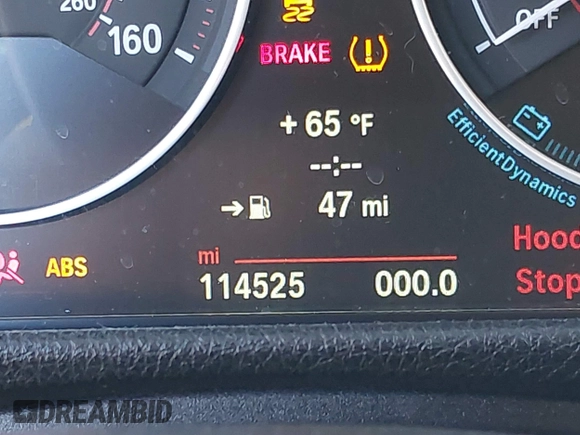 2014 BMW 3 Series 328i with VIN WBA3C1C5XEK112525, listed as a IAAI auction lot 41344289 with 114,525 mi miles. Bid and sale history available at carsss.com. Image 15.