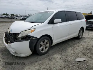 2011 Toyota Sienna LE AAS with VIN 5TDKK3DC9BS067026, listed as a Copart auction lot 56801255 with 175,833 mi miles and Salvage title. Bid and sale history available at DreamBid. Image 1.