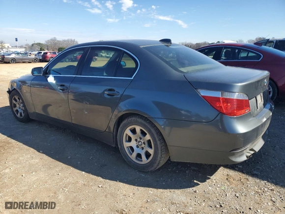 2004 BMW 5 Series 525i with VIN WBANA53534B847979, listed as a Copart auction lot 45091975 with 189,943 mi miles and Salvage Title. Bid and sale history available at carsss.com. Image 2.