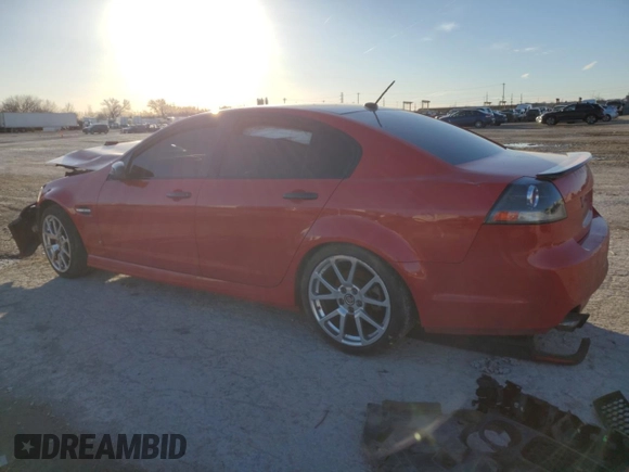 2009 Pontiac G8 GT with VIN 6G2EC57Y39L183015, listed as a Copart auction lot 85347184 with 0 mi miles and Salvage Title. Bid and sale history available at carsss.com. Image 2.