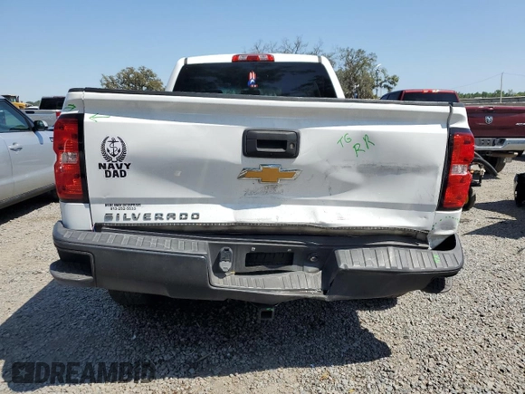 2017 Chevrolet Silverado 1500 Work Truck with VIN 1GCVKNEC8HZ271475, listed as a Copart auction lot 51893725 with 0 mi miles and Salvage Title. Bid and sale history available at carsss.com. Image 6.