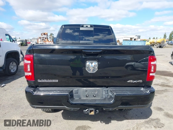 2024 Ram 2500 Laramie with VIN 3C6UR5NL2RG161490, listed as a IAAI auction lot 41688136 with 10,597 mi miles and . Bid and sale history available at DreamBid. Image 16.