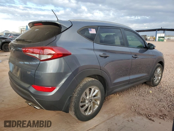 2016 Hyundai Tucson Eco with VIN KM8J33A26GU128562, listed as a Copart auction lot 80258784 with 55,929 mi miles and Salvage Title. Bid and sale history available at carsss.com. Image 3.