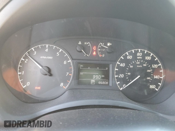 2017 Nissan Sentra SR with VIN 3N1AB7AP2HY264702, listed as a Copart auction lot 49924245 with 186,808 mi miles and Salvage Title. Bid and sale history available at DreamBid. Image 9.