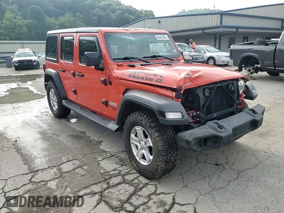 2018 Jeep Wrangler Unlimited Sport with VIN 1C4HJXDG5JW273904, listed as a Copart auction lot 66442065 with 92,977 mi miles and Salvage title. Bid and sale history available at DreamBid. Image 15.