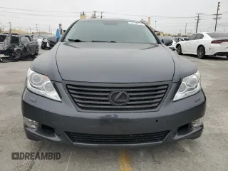 2010 Lexus LS 460 with VIN JTHBL5EF6A5097444, listed as a Copart auction lot 60158115 with 165,130 mi miles and Salvage title. Bid and sale history available at DreamBid. Image 5.