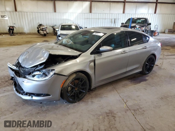 2015 Chrysler 200 S with VIN 1C3CCCBG7FN711906, listed as a Copart auction lot 70370874 with 102,033 mi miles and Clean Title. Bid and sale history available at DreamBid. Image 1.