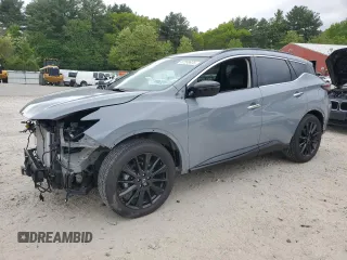 2023 Nissan Murano SV z VIN 5N1AZ2BS6PC138473, wystawiony jako Copart lot #57208975 z przebiegiem 15 029 mil mil oraz Szkoda całkowita • Salvage title. Historia ofert i sprzedaży dostępna na DreamBid. Obrazek 1.
