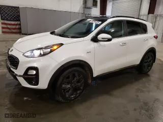 2020 Kia Sportage S with VIN KNDP6CAC3L7743593, listed as a Copart auction lot 50298225 with 91,611 mi miles and Salvage Title. Bid and sale history available at carsss.com. Image 1.