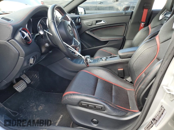 2015 Mercedes-Benz CLA 45 AMG with VIN WDDSJ5CB2FN216868, listed as a Copart auction lot 55498545 with 67,351 mi miles and Salvage title. Bid and sale history available at DreamBid. Image 7.