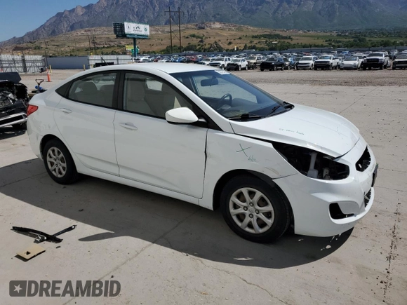 2012 Hyundai Accent GLS z VIN KMHCT4AE1CU194763, wystawiony jako Copart lot #58376315 z przebiegiem 107 458 mil mil oraz Szkoda całkowita • Salvage title. Historia ofert i sprzedaży dostępna na DreamBid. Obrazek 4.
