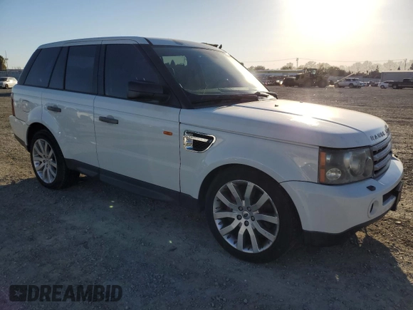 2008 Land Rover Range Rover Sport SC with VIN SALSH23498A134080, listed as a Copart auction lot 48410125 with 156,093 mi miles and Clean Title. Bid and sale history available at carsss.com. Image 4.