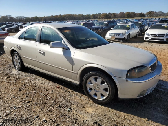 2003 Lincoln LS with VIN 1LNHM86S83Y654728, listed as a Copart auction lot 83096274 with 0 mi miles and Salvage Title. Bid and sale history available at carsss.com. Image 4.