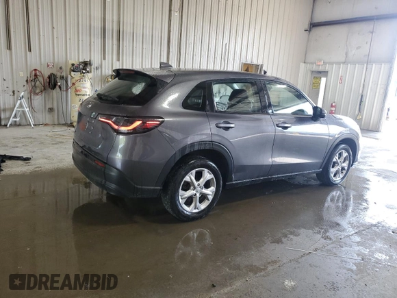 2023 Honda HR-V LX with VIN 3CZRZ2H36PM732951, listed as a Copart auction lot 61979945 with 19,752 mi miles and Salvage title. Bid and sale history available at DreamBid. Image 3.