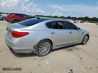 2015 Kia K900 Premium with VIN KNALU4D49F6026279, listed as a Copart auction lot 71614904 with NaN miles and Salvage Title. Bid and sale history available at carsss.com. Image 3.