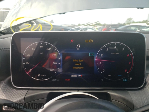 2024 Mercedes-Benz C 300 with VIN W1KAF4HB6RR184794, listed as a Copart auction lot 60930154 with 1,246 mi miles and Salvage Title. Bid and sale history available at DreamBid. Image 9.