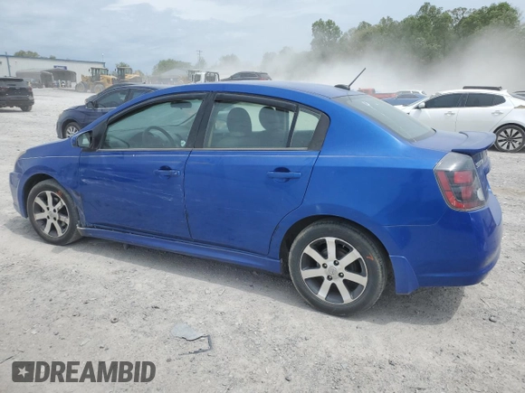 2012 Nissan Sentra SR with VIN 3N1AB6AP9CL715446, listed as a Copart auction lot 53681755 with 135,578 mi miles and Salvage Title. Bid and sale history available at DreamBid. Image 2.