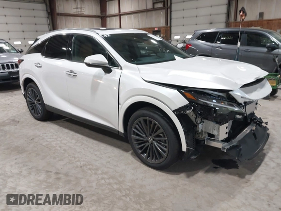 2025 Lexus RX 350 with VIN 2T2BAMCA3SC092209, listed as a IAAI auction lot 41886645 with 259 mi miles and . Bid and sale history available at DreamBid. Image 1.