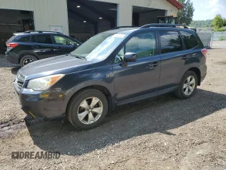 2014 Subaru Forester Premium with VIN JF2SJAEC1EH466643, listed as a Copart auction lot 64490345 with 113,493 mi miles and Salvage title. Bid and sale history available at DreamBid. Image 1.