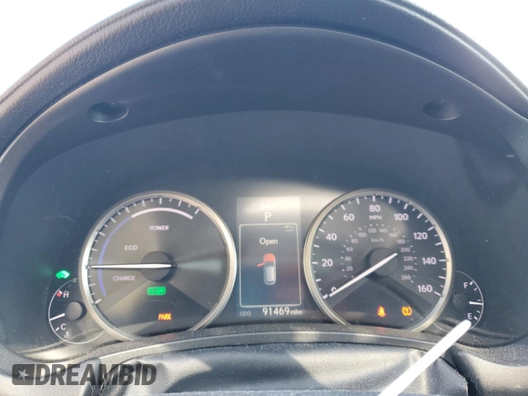 2017 Lexus NX 300h with VIN JTJBJRBZXH2070656, listed as a Copart auction lot 43397545 with 91,469 mi miles and Salvage Title. Bid and sale history available at DreamBid. Image 9.
