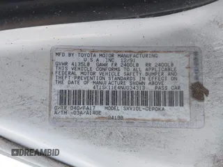 2011 Toyota Corolla L with VIN JTDBU4EE5BJ102707, listed as a IAAI auction lot 38947809 with 198,318 mi miles and . Bid and sale history available at DreamBid. Image 9.