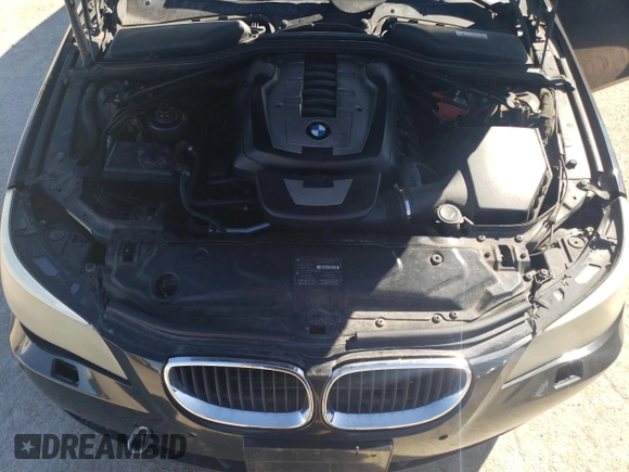 2007 BMW 5 Series 550i with VIN WBANB53587CP08331, listed as a Copart auction lot 47246155 with 148,317 mi miles and Clean Title. Bid and sale history available at DreamBid. Image 11.