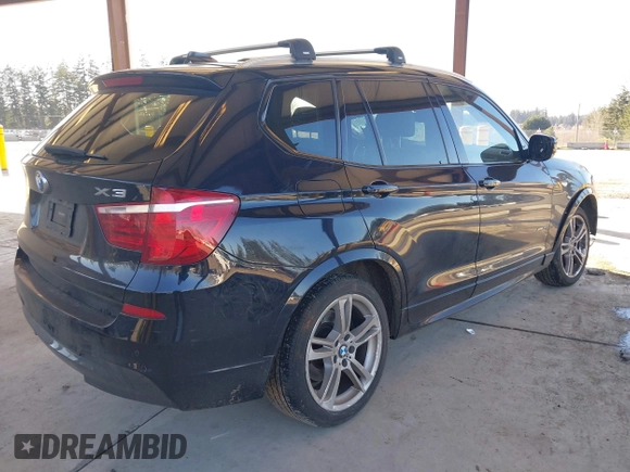 2014 BMW X3 xDrive35i with VIN 5UXWX7C56E0E78423, listed as a IAAI auction lot 41688679 with 106,780 mi miles and . Bid and sale history available at DreamBid. Image 4.