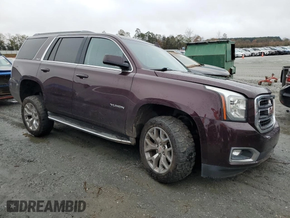 2017 GMC Yukon SLE with VIN 1GKS2AKC8HR353081, listed as a Copart auction lot 81058634 with 126,867 mi miles and Salvage Title. Bid and sale history available at carsss.com. Image 4.