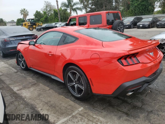 2024 Ford Mustang EcoBoost with VIN 1FA6P8TH1R5141252, listed as a Copart auction lot 62332025 with 13,621 mi miles and Clean title. Bid and sale history available at DreamBid. Image 2.