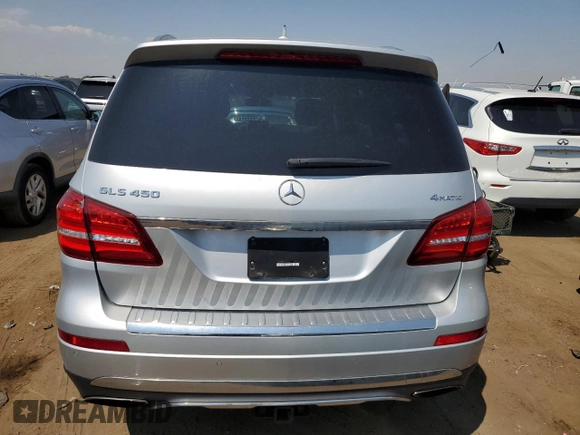 2018 Mercedes-Benz GLS 450 with VIN 4JGDF6EE1JB131723, listed as a Copart auction lot 66036174 with 80,707 mi miles and Clean Title. Bid and sale history available at DreamBid. Image 6.