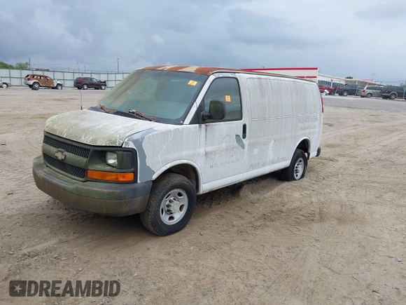 2007 Chevrolet Express Cargo with VIN 1GCGG25V271201283, listed as a IAAI auction lot 42094513 with Not Provided miles and . Bid and sale history available at DreamBid. Image 2.