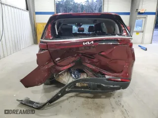 2022 Kia Carnival LXS with VIN KNDNB4H33N6123768, listed as a Copart auction lot 76234214 with 41,387 mi miles and Salvage Title. Bid and sale history available at carsss.com. Image 6.
