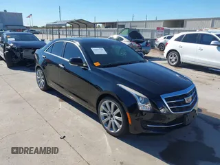 2016 Cadillac ATS Sedan Luxury Collection AWD with VIN 1G6AH5SX8G0145126, listed as a IAAI auction lot 41057320 with 104,385 mi miles. Bid and sale history available at carsss.com. Image 1.