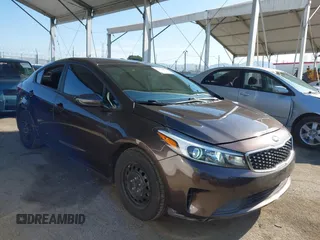 2017 Kia Forte LX with VIN 3KPFK4A72HE118996, listed as a IAAI auction lot 41978859 with 75,191 mi miles. Bid and sale history available at carsss.com. Image 1.