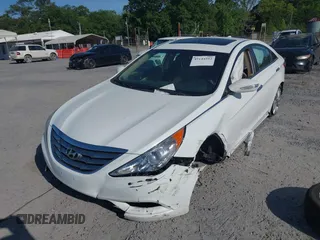 2013 Hyundai Sonata Limited with VIN 5NPEC4AC2DH577389, listed as a IAAI auction lot 42144592 with 145,327 mi miles and . Bid and sale history available at carsss.com. Image 2.