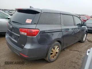 2016 Kia Sedona LX with VIN KNDMB5C1XG6119811, listed as a Copart auction lot 48228105 with 120,748 mi miles and Clean Title. Bid and sale history available at carsss.com. Image 3.