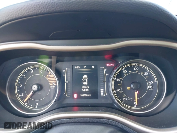 2016 Jeep Cherokee Sport with VIN 1C4PJMAS5GW348869, listed as a IAAI auction lot 41672622 with 166,330 mi miles. Bid and sale history available at carsss.com. Image 7.
