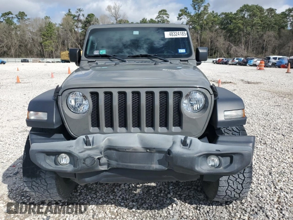 2019 Jeep Wrangler Unlimited Sport Altitude with VIN 1C4HJXDGXKW636909, listed as a Copart auction lot 48324185 with 47,744 mi miles and Clean title. Bid and sale history available at DreamBid. Image 5.