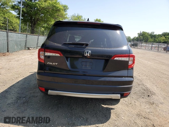 2019 Honda Pilot EX-L with VIN 5FNYF5H5XKB031517, listed as a Copart auction lot 59430655 with 64,929 mi miles and Salvage title. Bid and sale history available at DreamBid. Image 6.